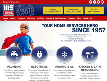 Tablet Screenshot of midwayservices.com